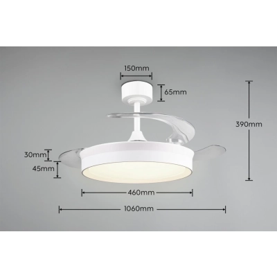 Kerava lampa sufitowa LED 30W 3500lm CCT biała R69572101