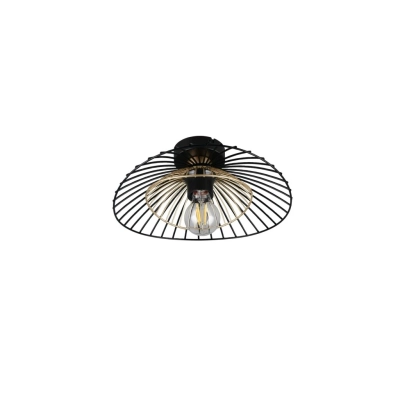 Lauris lampa sufitowa 1xE27 czarna R66791032