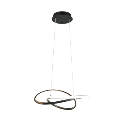 Mansa lampa wisząca LED 36W 4200lm 3000K czarna R33111132 Trio Lighting