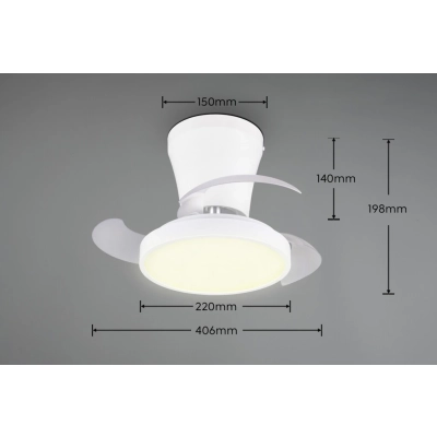 Moss lampa sufitowa LED 13W 1500lm CCT biała R69512101