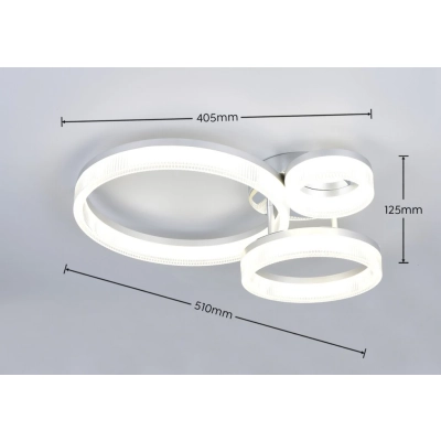 Mova lampa sufitowa LED 32W 4200lm 4000K chrom R63293106