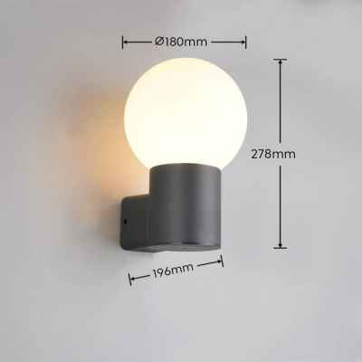 Mures kinkiet IP44 1xE27 czarny 269860142