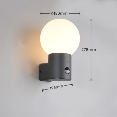 Mures kinkiet IP44 1xE27 czarny 269869142