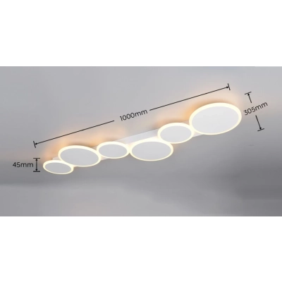 Ovela lampa sufitowa LED 34W 3900lm CCT biała 636910631