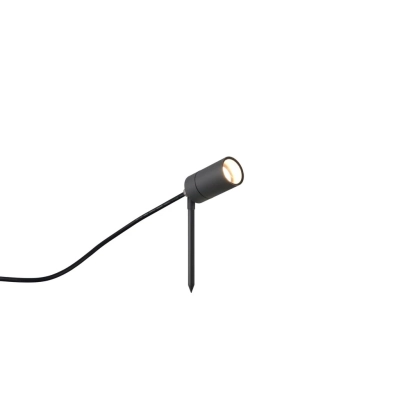 Purus reflektorek wbijany IP65 1xGU10 czarna R86871042 Trio Lighting