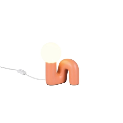 Quinn lampka stołowa 1xG9 biała, miedziana R56821040 Trio Lighting