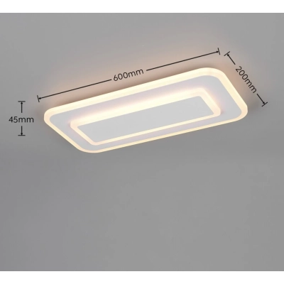 Riva lampa sufitowa LED 14W 1500lm CCT biała 636714131