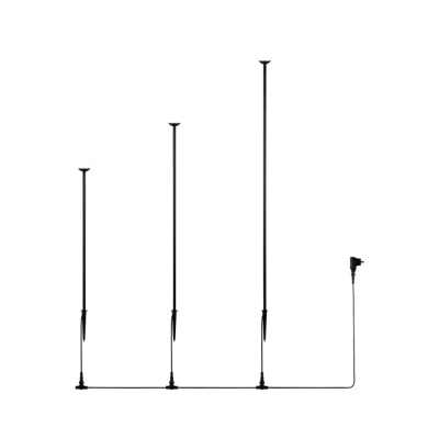 Scoop lampa stojąca IP44 LED 2W 160lm 3000K czarna R45863632 Trio Lighting