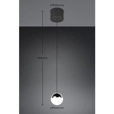 Senta lampa wisząca LED 5W 800lm 4000K chrom R33551106