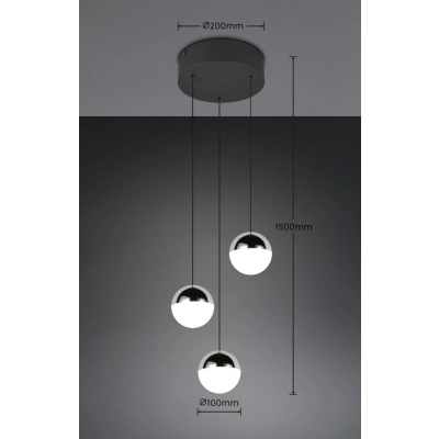 Senta lampa wisząca LED 5W 800lm 4000K chrom R33553306