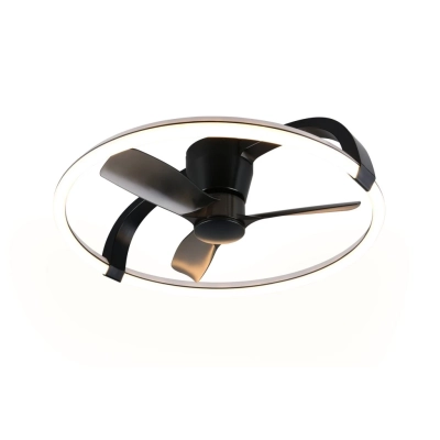 Stockh lampa sufitowa z wentylatorem LED 37W 4500lm CCT czarna, biała R64262932