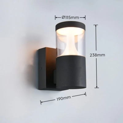 Tagus kinkiet IP65 LED 13W 1500lm CCT czarny 238560142