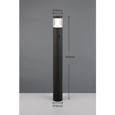 Tagus lampa stojąca IP54 LED 13W 1500lm CCT czarna 438569142