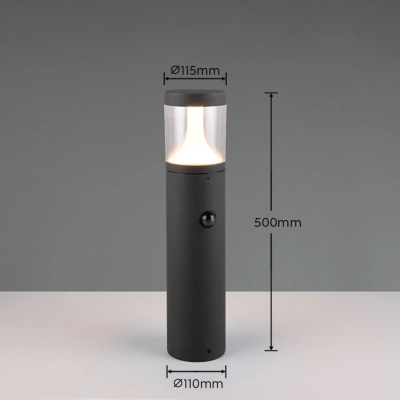 Tagus lampa stojąca IP54 LED 13W 1500lm CCT czarna 538569142