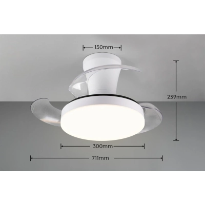 Tampere lampa sufitowa LED 24W biała R69532101
