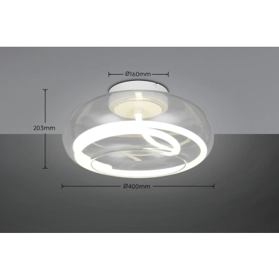 Tarsia lampa sufitowa LED 26W 3500lm 4000K biała 637810131
