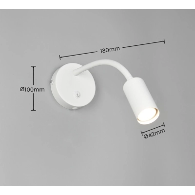 Taryn kinkiet 1xGU10 biały R26851731