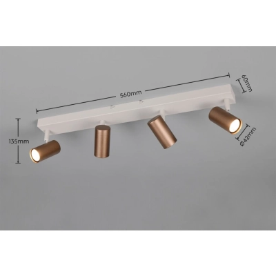 Taryn kinkiet 4xGU10 beżowy R86854065