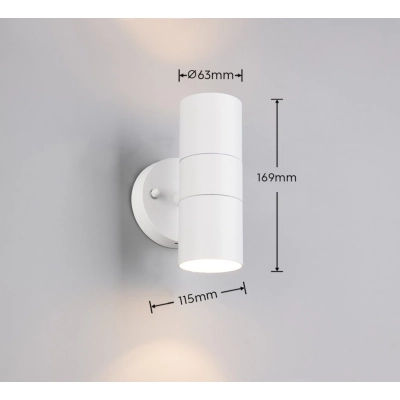 Turia kinkiet IP44 2xGU10 biały 260260231