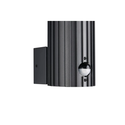 Volga kinkiet IP54 1xE27 czarny 269469142