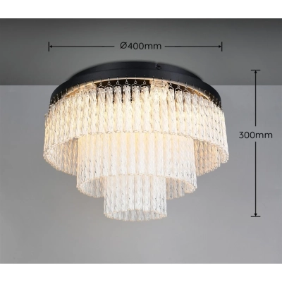 Vono lampa sufitowa LED 17W 1900lm CCT czarna R63441032