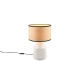 Formentera lampka stołowa 1xE27 biała, naturalna R56801031 Trio Lighting