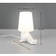 Huma lampka stołowa 1xE14 biała R56531001