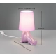 Huma lampka stołowa 1xE14 różowa R56531091