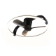 Stockh lampa sufitowa z wentylatorem LED 37W 4500lm CCT czarna, biała R64262932