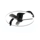 Stockh lampa sufitowa z wentylatorem LED 37W 4500lm CCT czarna, biała R64262932