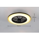 Varpula lampa sufitowa LED 28W 3200lm CCT czarna, złota R69272180