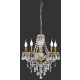 LÜSTER żyrandol R1107-03 Transparent Gold trio lighting