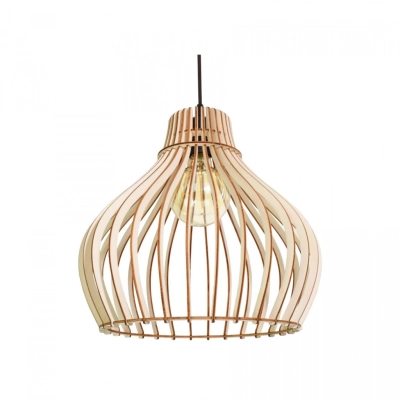 Bareel Zw BEC 380 3BL lampa wisząca 3 x E27 czarna, odcienie brązowego