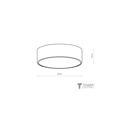 Cleo 200 lampa sufitowa 1 x E27 złota