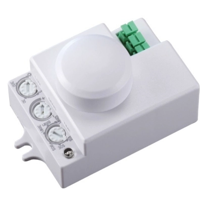 Cleo 200 IP54 lampa sufitowa 1 x E27 beżowa z czujnikiem ruchu