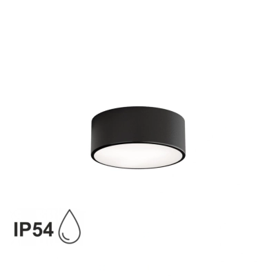 Cleo 200 IP54 lampa sufitowa 1 x E27 czarna Temar Lighting