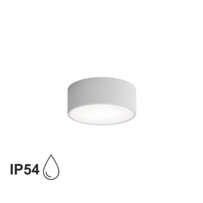 Cleo 200 IP54 lampa sufitowa 1 x E27 szara Temar Lighting