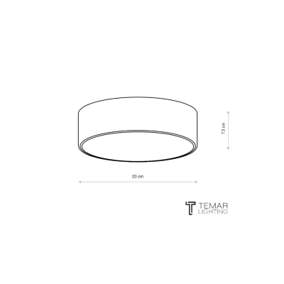 Cleo 200 IP54 lampa sufitowa 1 x E27 złota z czujnikiem ruchu