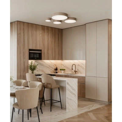 Cleo 300 lampa sufitowa 2 x E27 beżowa