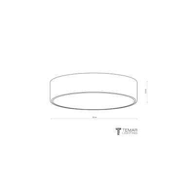 Cleo 300 lampa sufitowa 2 x E27 miedziana czujnik ruchu