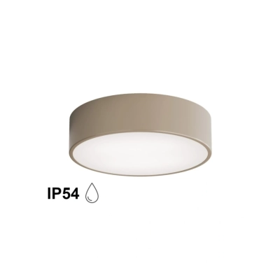 Cleo 300 IP54 lampa sufitowa 2 x E27 beżowa Temar Lighting