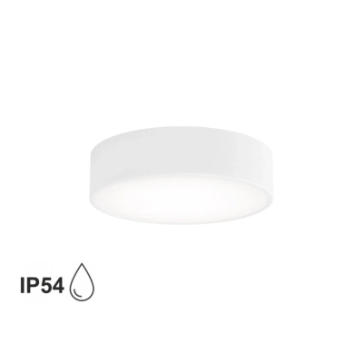 Cleo 300 IP54 lampa sufitowa 2 x E27 biała Temar Lighting
