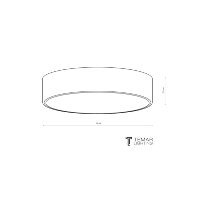 Cleo 300 IP54 lampa sufitowa 2 x E27 biała