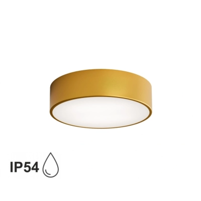 Cleo 300 IP54 lampa sufitowa 2 x E27 złota Temar Lighting