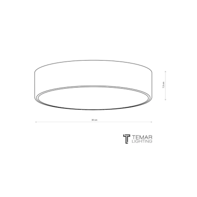 Cleo 300 IP54 lampa sufitowa 2 x E27 czarna z czujnikiem ruchu