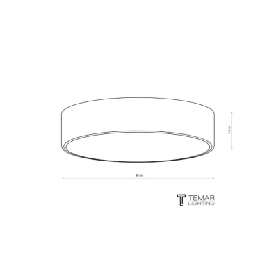 Cleo 400 lampa sufitowa 3 x E27 szara