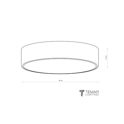 Cleo 400 lampa sufitowa 3 x E27 miedziana