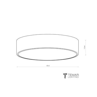 Cleo 400 lampa sufitowa 3 x E27 miedziana z czujnikiem ruchu