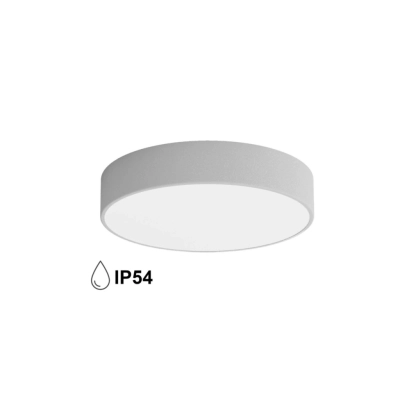 Cleo 400 IP54 lampa sufitowa 3 x E27 szara Temar Lighting