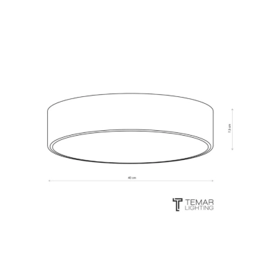 Cleo 400 IP54 lampa sufitowa 3 x E27 miedziana